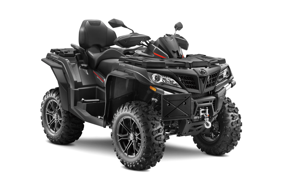 Zwarte CFMOTO quad