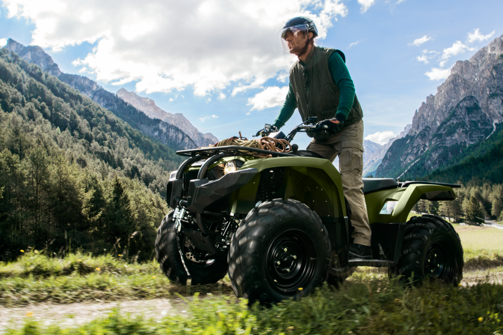 Yamaha Kodiak 450 in natuur