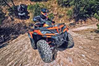 Quad bergklimmen