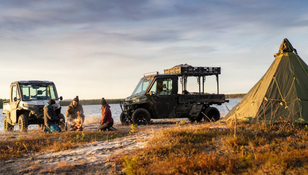 Can-am Traxter voor camperen